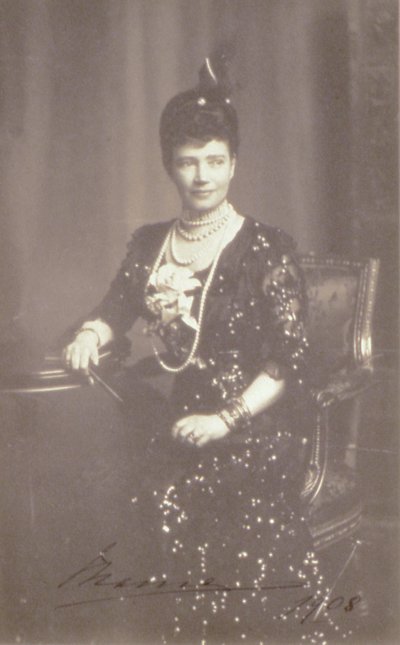 Portrait of Empress Maria Feodorovna, 1908 by Russian Photographer
